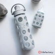 【lifefactory】玫瑰粉色 掀蓋玻璃水瓶650ml(AFCN-650-RSLP)