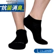 【MORINO】10雙組-MIT暖舒抗菌消臭網織透氣船襪-L(氣墊襪 運動襪 船型襪 除臭襪)