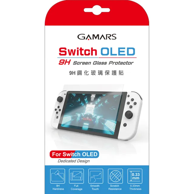 Nintendo 任天堂】Switch OLED白色主機+《遊戲任選X1》附《9H鋼化貼
