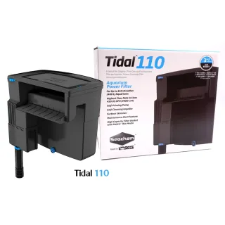 【Seachem 西肯】SICCE希捷 Tidal 110多功能除油膜強迫外掛過濾器(2000L/H 適用水量400公升)