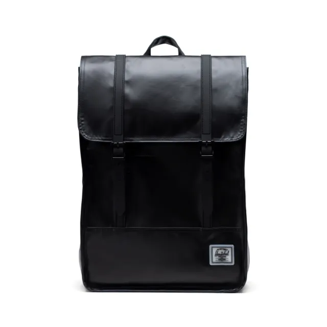 【Herschel】官方直營 後背包 15吋筆電包 書包 拉鍊 防潑水 17.5L Survey II 黑