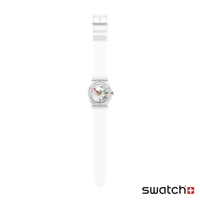 【SWATCH】Gent 原創系列手錶CLEARLY GENT 瑞士錶 錶(34mm)