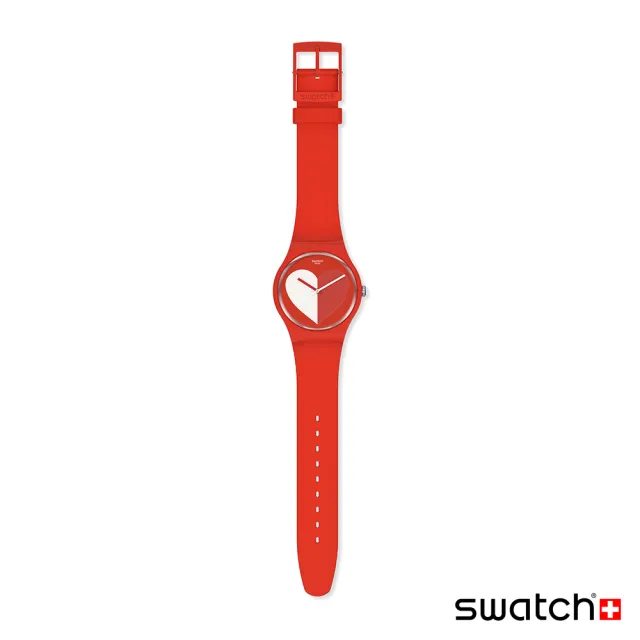 【SWATCH】New Gent 原創系列手錶HALF 3 WHITE 瑞士錶 錶(41mm)