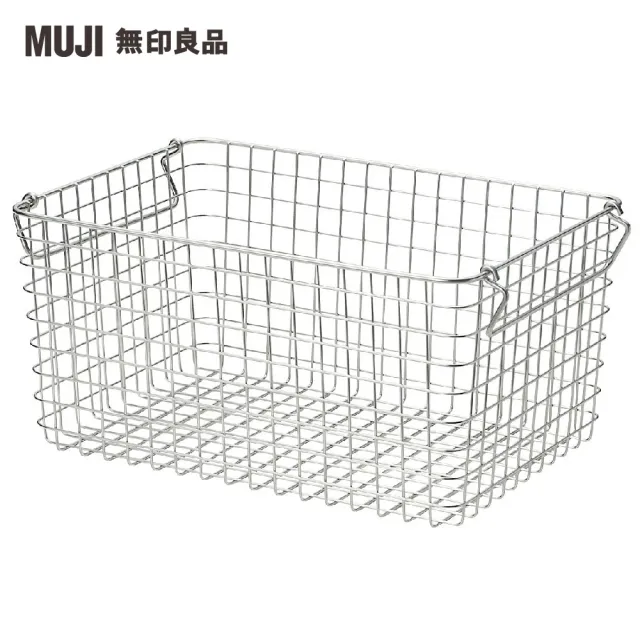 【MUJI 無印良品】不鏽鋼收納籃4