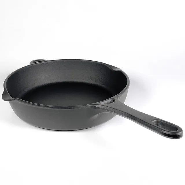 福介商店 南部鐵器 日本鑄鐵鍋 IWACHU 岩鑄 鑄鐵平底鍋21cm IH爐可用 單柄 炒鍋 煎鍋