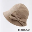 【Lorensa 蘿芮】秋冬款蝴蝶結素色保暖經典冬帽