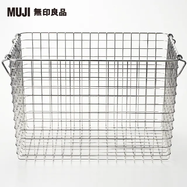 【MUJI 無印良品】不鏽鋼收納籃5