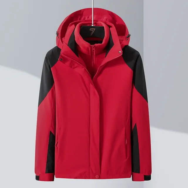 【米蘭精品】現貨+預購 衝鋒衣連帽夾克(兩件套防風防水騎行服男女外套9款74bf9)
