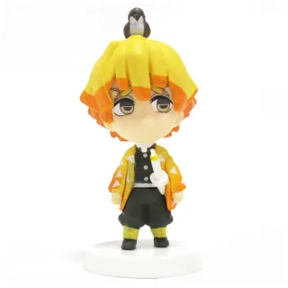 【TDL】日本進口鬼滅之刃我妻善逸迷你公仔模型娃娃玩具 054173(平輸品)