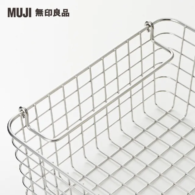 【MUJI 無印良品】不鏽鋼收納籃3