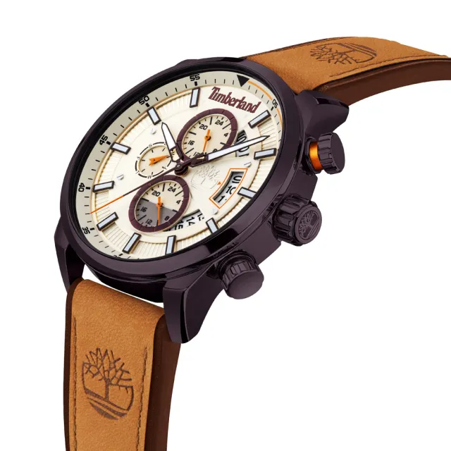 【Timberland】天柏嵐 城市野營多功能手錶-46mm 畢業禮物(TDWGF2102604)