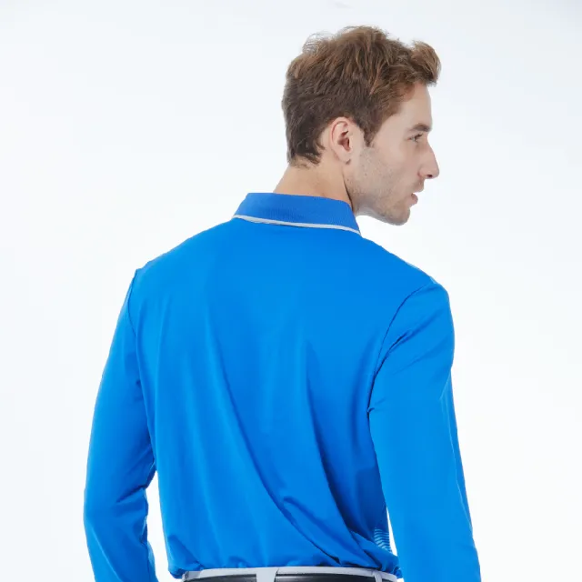 【Snowbee 司諾比】男款迷彩長袖Polo衫(長袖高爾夫球衫 透氣、輕量 運動 休閒 戶外 商務工作服)