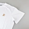 【GOLDEN GOOSE】GOLDEN GOOSE星星LOGO棉質短袖T-Shirt(白/金星)