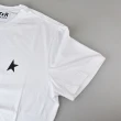 【GOLDEN GOOSE】GOLDEN GOOSE星星LOGO棉質短袖T-Shirt(白/黑星)