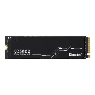 【Kingston 金士頓】KC3000 4TB M.2 2280 PCIe 4.0 ssd固態硬碟 (SKC3000D/4096G) 讀 7000M/寫 7000M