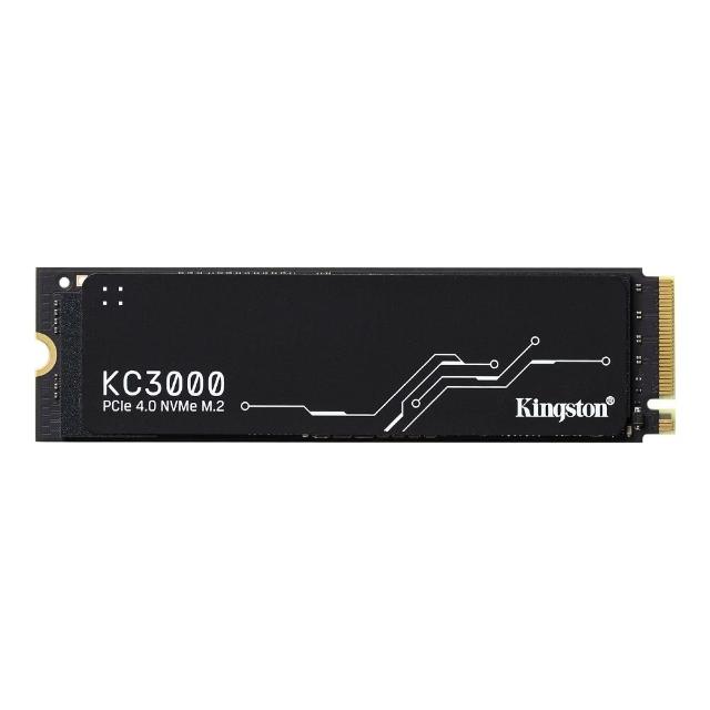 【Kingston 金士頓】KC3000 4TB M.2 2280 PCIe 4.0 ssd固態硬碟 SKC3000D/4096G 讀 7000M/寫 7000M