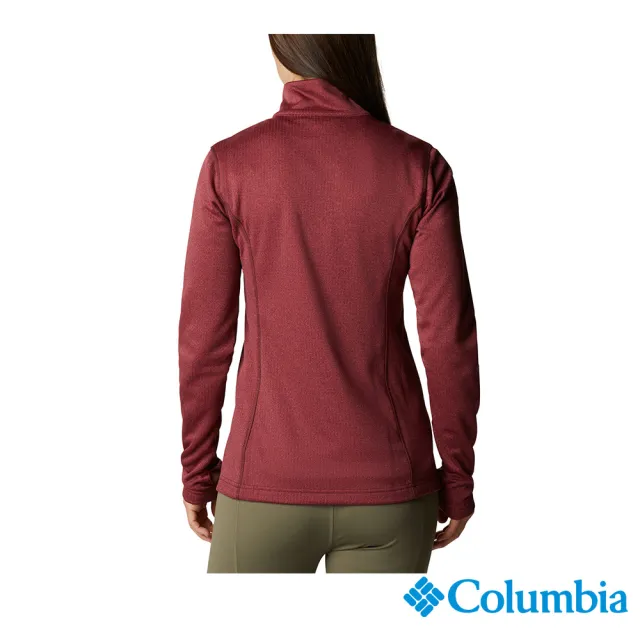 【Columbia 哥倫比亞 官方旗艦】女款- Omni-Wick快排防曬50刷毛外套-粉紅(UAR99650PK / 排汗.防曬.機能)