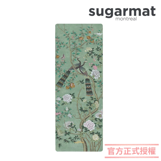 【加拿大Sugarmat】麂皮絨天然橡膠瑜珈墊 3.0mm(古典翡翠 Jade panel)