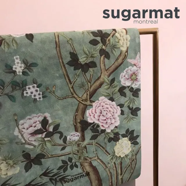 【加拿大Sugarmat】麂皮絨天然橡膠瑜珈墊 3.0mm(古典翡翠 Jade panel)