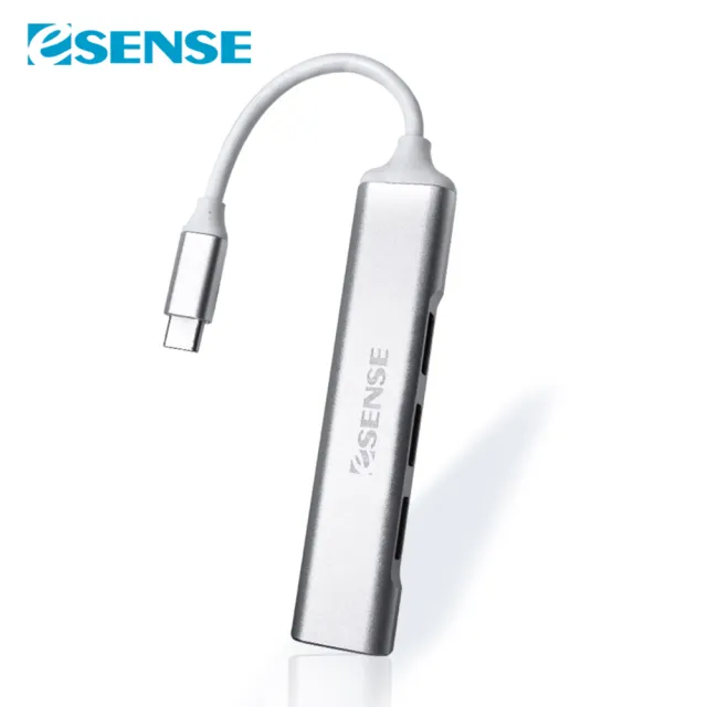 【ESENSE 逸盛】ESENSE S647  4合1 Type-C/USB3.1HUB集線器(支援Type-C手機/筆電)