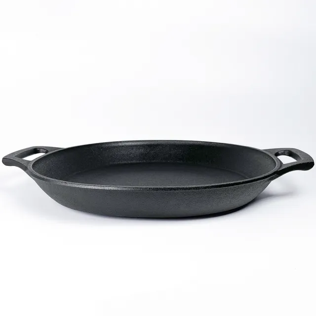 【南部鐵器】福介商店 日本鑄鐵鍋 鳳文堂 西班牙海鮮燉飯鍋 29cm IH爐可用 鑄鐵烤盤 燉菜 煎肉 烤肉