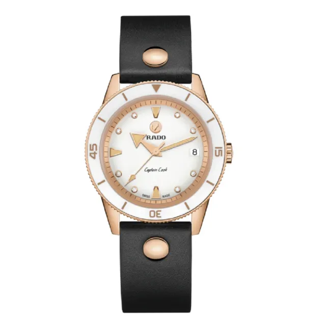 【Rado 雷達表】庫克船長系列 Marina Hoermanseder聯名套/37mm/R04(R32139708)