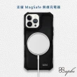 【apbs】iPhone 13 Pro Max / 13 Pro / 13 軍規防摔皮革磁吸手機殼(牛皮紋-支援MagSafe)