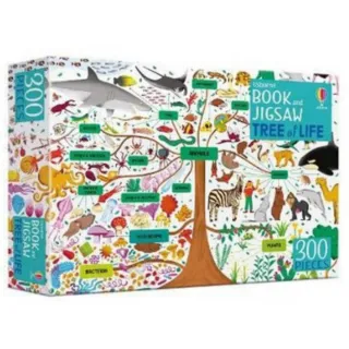 Usborne Book and Jigsaw: Tree of Life （300片拼圖+16頁小書）