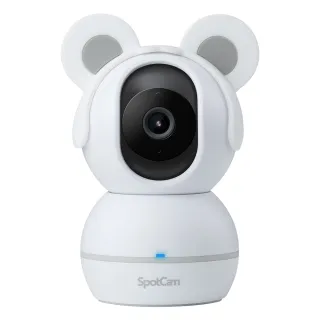 【spotcam】BabyCam 1080P無線旋轉寶寶攝影機/監視器 IP CAM(寶寶追蹤│免費雲端)
