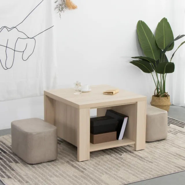 【IDEA】和韻木藝空間收納小茶几/和室桌(MIT製造)