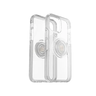 【OtterBox】iPhone 12 / 12 Pro 6.1吋 Symmetry炫彩幾何泡泡騷保護殼(透明)