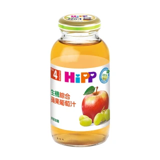 【HiPP】喜寶生機綜合蘋果葡萄汁200mlx6