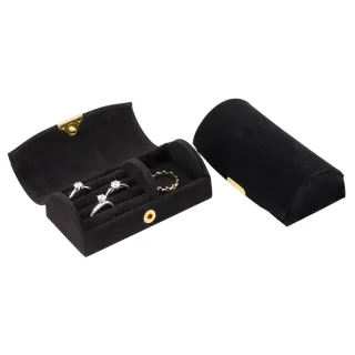 【AndyBella】旅行珠寶盒-黑(珠寶盒;旅行珠寶盒;珠寶收納;隨身珠寶盒)