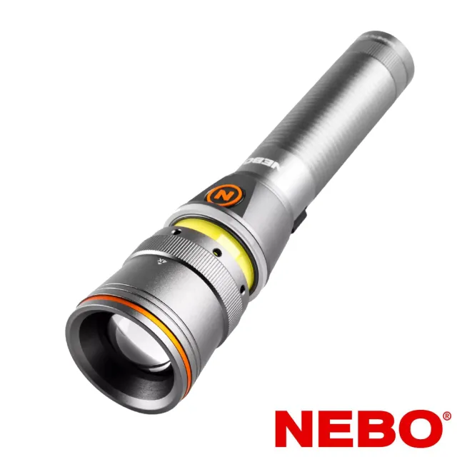 【NEBO】富蘭克林 旋轉兩用手電筒-USB充電 400流明 IPX4(NEB-WLT-0024-G)