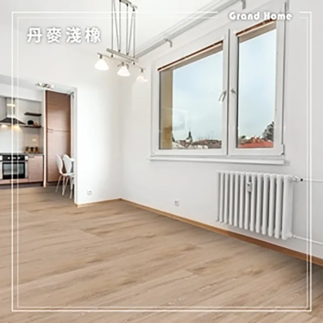 【雙手萬能】好家居 / 免膠快鋪PVC地板5mm / 0.55坪(多款任選/科技地板/木紋地板)