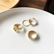 【00:00】不規格戒指 金屬戒指/韓國設計嘻哈金屬復古不規則造型關節戒4件戒指套組(2色任選)