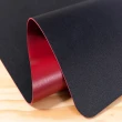 【超大雙面皮革防滑滑鼠墊桌墊紅+黑】超大雙面皮革防滑滑鼠墊桌墊紅+黑(超大雙面皮革防滑滑鼠墊桌墊紅+黑)