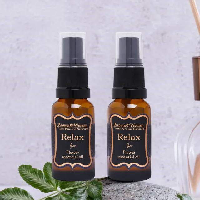 【芳香小舖】輕鬆減壓花草油20ml x4(清新柑橘香按摩精油)