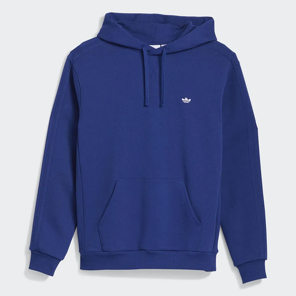 【adidas 愛迪達】上衣 運動上衣 長袖上衣 帽T 男上衣 藍 H SHMOO HOODIE(GR8775)