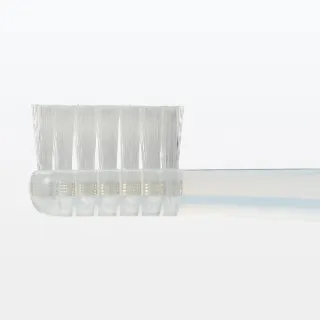 【MUJI 無印良品】聚丙烯兒童牙刷/白.全長約135mm