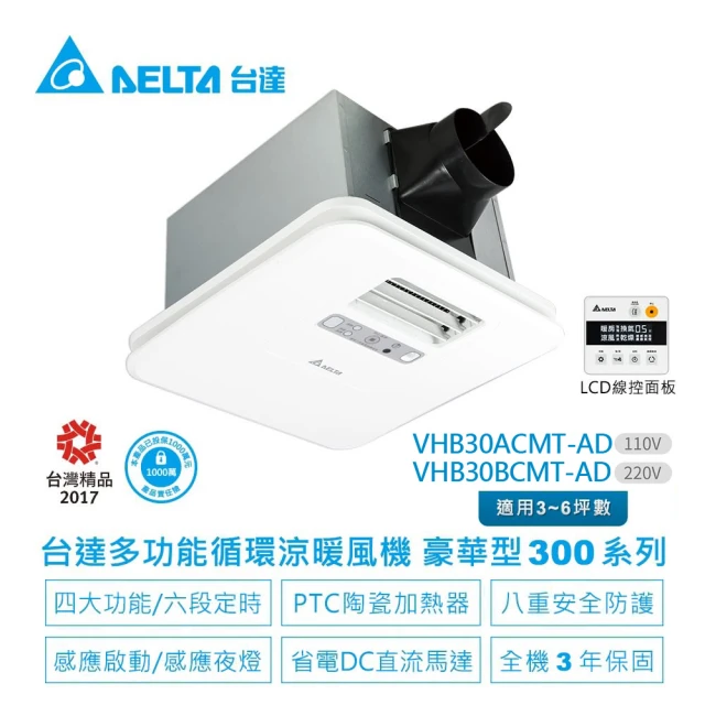 台達電子暖風機