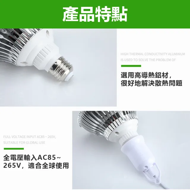 【明瑞LED】可定時全光譜180W LED植物生長燈