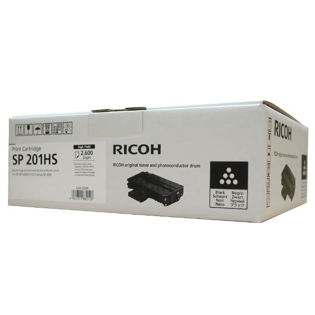 【RICOH】SP 201HS 原廠高容量碳粉匣-黑色 (適用 SP 213NW/SP 213SNW/SP 213SFNW)
