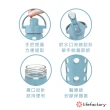 【lifefactory】灰色 掀蓋玻璃水瓶350ml(AFCN-350-GY)