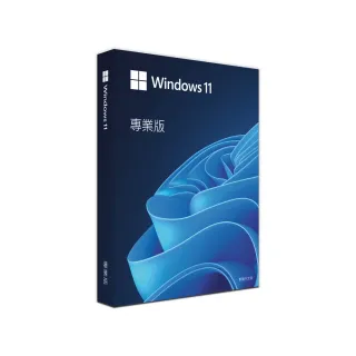 【Microsoft 微軟】Windows 11 專業版 隨機版 DVD(軟體拆封後無法退換貨)
