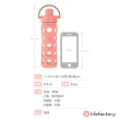 【lifefactory】黑色 掀蓋玻璃水瓶475ml(AFCN-475-BK)