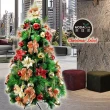 【摩達客】耶誕-台灣製8尺 240cm 特級綠松針葉聖誕樹(高級聖誕花蝴蝶結系配件豪華組/不含燈/飯店級)