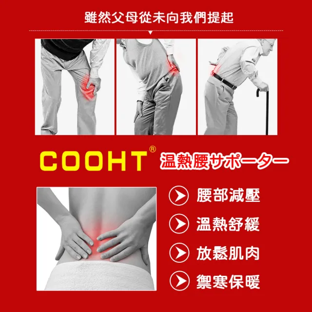 【MEGA COOHT】USB無線加熱 醫療級磁石專科熱敷護腰(熱敷 無線 溫熱磁石 熱敷腰)
