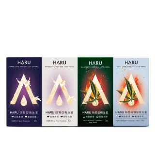 【HARU 含春】熱愛不嫌累保險套綜合組(10入*4盒)(共40入)