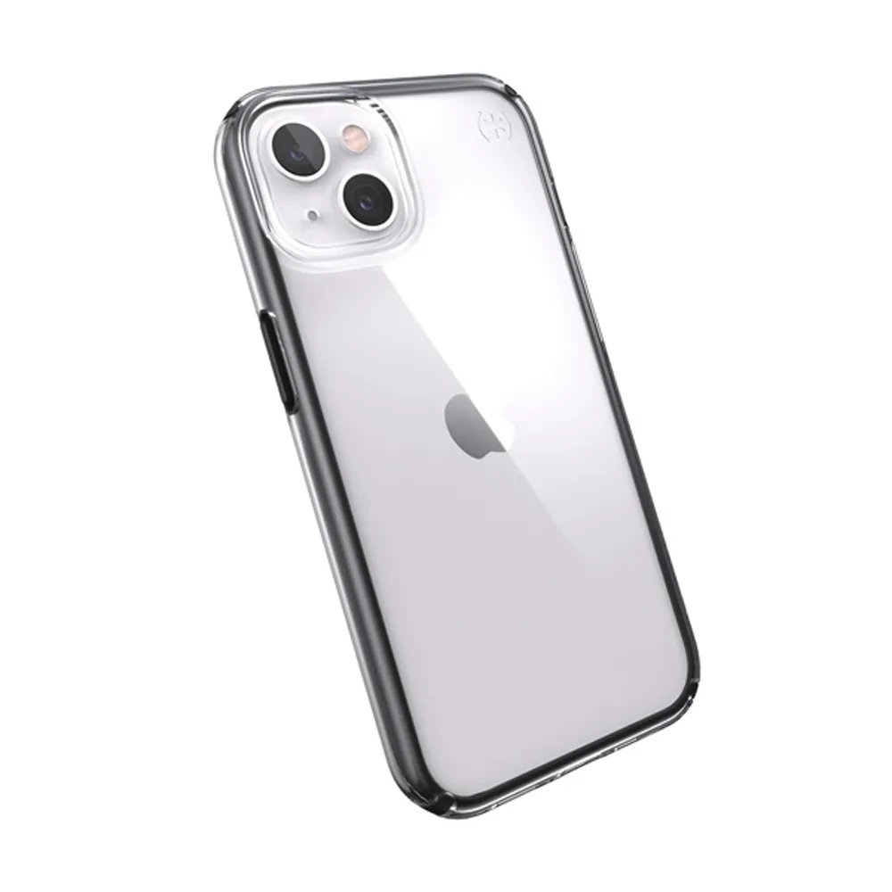 【Speck】iPhone 13 6.1” Presidio Perfect-Clear Geo 透明抗菌4米防摔保護殼 黑框(iPhone 13 保護殼)